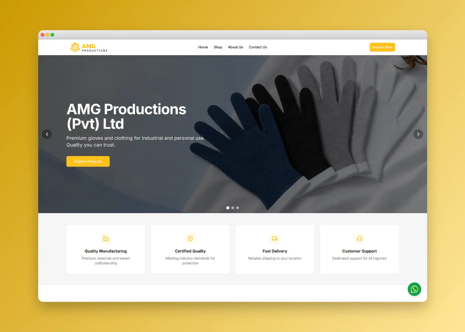 AMG Productions - Glove Manufacturing Company